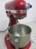 KitchenAid Heavy Duty Mixer in Red. Comes with Mixing Bowl & 3 Mixing Attachments. - 2