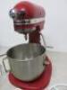 KitchenAid Heavy Duty Mixer in Red. Comes with Mixing Bowl & 3 Mixing Attachments. - 3