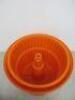 Dynamic Manual Salad Spinner in Orange. - 3