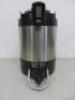 Bunn 6Lt Stainless Thermo Insulated Hot Coffee Dispenser, Model SGC-60D.