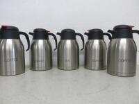 5 x Genware Vacuum Coffee Jugs