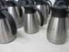 18 x Olympia Vacuum Jugs to Include: 9 x 1.5Lt Coffee/Tea Jug, 3 x 1Lt Milk Jugs & 6 x 0.5Lt Milk Jugs. - 4