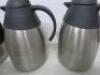 18 x Olympia Vacuum Jugs to Include: 9 x 1.5Lt Coffee/Tea Jug, 3 x 1Lt Milk Jugs & 6 x 0.5Lt Milk Jugs. - 5