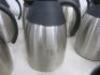 18 x Olympia Vacuum Jugs to Include: 9 x 1.5Lt Coffee/Tea Jug, 3 x 1Lt Milk Jugs & 6 x 0.5Lt Milk Jugs. - 6