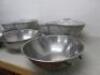 5 x Assorted Sized Metal Colanders. - 3