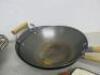 8 x Assorted Catering Pans to Include: 3 Vogue Metal Dishes,1 x Vogue Casserole Pot with Lid & 4 x Woks.  - 5