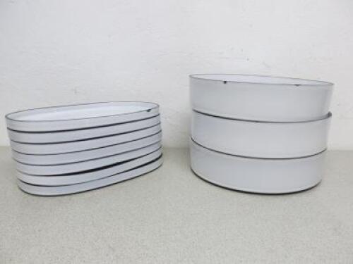 10 x Revol Oven to Table Ceramic Cookware. NOTE: slight chips as Viewed/Pictured.