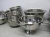 34 x Assorted Sized Stainless Steel Mixing Bowls. - 3