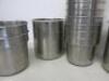 15 x Assorted Sized Metal Bain Marie Pots. - 3