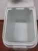 Rubbermaid Mobile Ingredient Bin with Metal Scoop. - 3