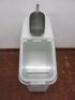 Rubbermaid Mobile Ingredient Bin with Metal Scoop. - 2