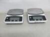 Pair of Weighstation Scales, Model F201, Max Capacity 3kg.