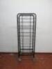 12 Shelf Metal Clearing Trolley, Size H170 x W45 x D56cm.