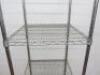 Vogue 4 Shelf Wire Rack. Size H185 x W60 x D60cm. - 4