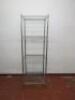 Vogue 4 Shelf Wire Rack. Size H185 x W60 x D60cm. - 5