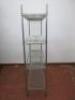 Vogue 4 Shelf Wire Rack. Size H185 x W152 x D46cm. - 4