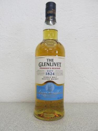 The Glenlivet Founders Reserve American Oak Selection Single Malt Scotch Whiskey, 70cl.