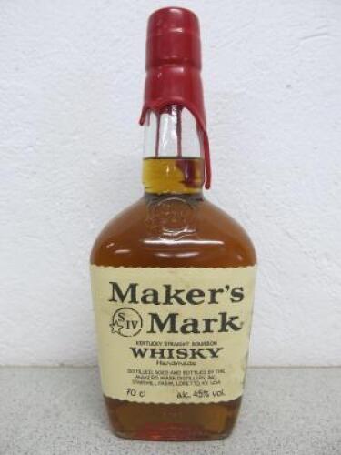 Makers Mark Kentucky Straight Bourbon Whisky, 70cl.