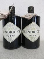 2 x Bottles of Hendricks Gin, 70cl.