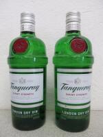 2 x Bottles of Tanqueray London Dry Gin, 70cl.