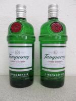 2 x Bottles of Tanqueray London Dry Gin, 70cl.