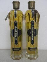 2 x Bottles of St Germain Elderflower Liqueur, 70cl.