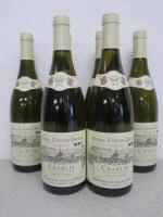 6 x Bottles of Daniel Etienne Defaix Chablis Vieilles Vignes, 2013, 75cl.