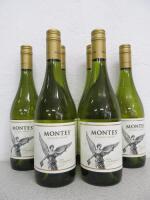 6 x Bottles of Montes Classic Series Chardonnay, 2018, 75cl.