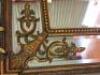 19th Century Style Reproduction Antique Crested & Carved Bevel Edged Mirror with Cushion Margin, Size H185cm x W92cm. - 2