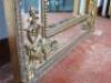 19th Century Style Reproduction Antique Crested & Carved Bevel Edged Mirror with Cushion Margin, Size H185cm x W92cm. - 6