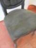Grey Painted Chair Upholstered in Grey Fabric. NOTE: condition as viewed/pictured. - 2