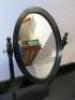 Gloss Black 2 Drawer Dressing Table with Adjustable Mirror. Size H76cm x W100cm x D42cm. - 2