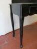 Gloss Black 2 Drawer Dressing Table with Adjustable Mirror. Size H76cm x W100cm x D42cm. - 4