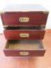 4 Drawer Brass Edged Cabinet, Size H66cm x W44cm x D37cm. - 2