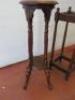 Wood Plant Stand (H)75cm & Wooden Umbrella Stand (H)69cm. - 2