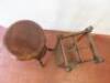 Wood Plant Stand (H)75cm & Wooden Umbrella Stand (H)69cm. - 6