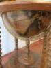 Large Globe Mobile Drink Cabinet on Castors. Size H105cm x Dia 70cm. - 6
