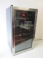 Husky Glass Door Drinks Chiller, Model HUS-HM39-HN. Size 84cm x W48cm x D47cm