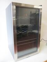 Husky Glass Door Drinks Chiller, Model HUS-HM39-HN. Size 84cm x W48cm x D47cm