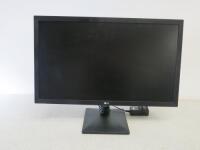 LG 24" Monitor, Model 24MK400H-B (DOM September 2020) With Power Supply.