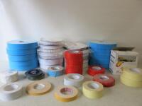 Assortment of Velcro (Hook & Loop) & Halco Double Sided Tape. Majority Appears New.