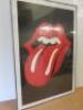 Rolling Stones Promotional Poster in Perspex & Metal Frame. Size 1000 x 70cm. - 2