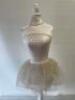 Girls Torso Mannequin on Stand with Dress & Pearl Detail. Size H130cm. - 2