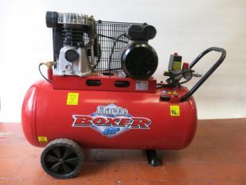 Clarke Boxer Air Compressor, Model MEC90L, DOM October 2020.