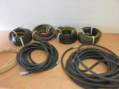 Box of Air Line Hoses to Include: 4 x New & 3 x Other.