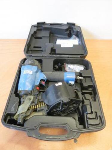 BeA Professional Pneumatic Coil Nailer Gun, Model 567DC. Comes with Carry Case.