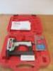 Craftsman Pneumatic 1/2" Crown Stapler, Model 351.181700. Comes with Operators Manual, Assorted Staples & Carry Case.