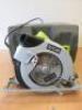 Ryobi Circular Saw, Model EWS-1266. Comes with Spare Blade & Carry Case.