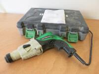 Hitachi Koki Rotary Hammer Drill, Model DH22PG. Comes with Carry Case, Requires English Plug Attachment.