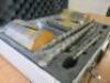 Assortment of Core & Large Drill Pieces to Include: 3 x Hammer Drill Bits, 4 x Brick Core Bits & 1 x Wood Core Drill Bite. Comes with Case as Viewed. - 5